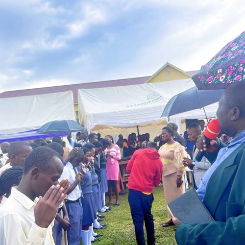 G& E Sallim High school prayer and thanksgiving in a pictorial