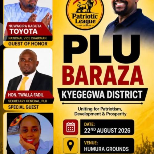 PLU to organise a Baraza and medical camp in Kyegegwa district
